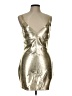 Shein Curve 100% Polyester Metallic Gold Cocktail Dress Size 12 Plus (0) - photo 1