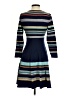 Moth Stripes Blue Casual Dress Size XS - photo 2