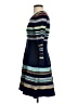 Moth Stripes Blue Casual Dress Size XS - photo 5