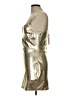 Shein Curve 100% Polyester Metallic Gold Cocktail Dress Size 12 Plus (0) - photo 5