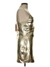 Shein Curve 100% Polyester Metallic Gold Cocktail Dress Size 12 Plus (0) - photo 4