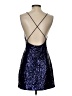 Shein 100% Polyester Stars Blue Cocktail Dress Size S - photo 2