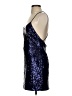 Shein 100% Polyester Stars Blue Cocktail Dress Size S - photo 5