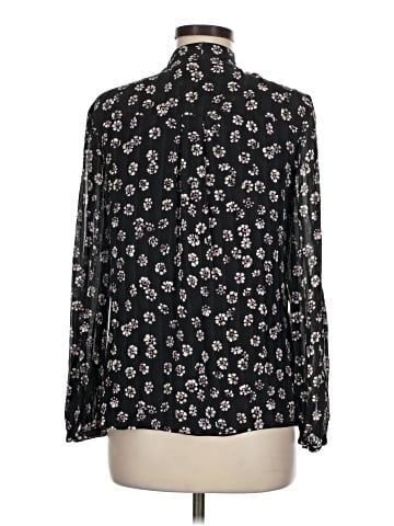 Tory Burch Long Sleeve Silk Top (view 2)