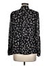 Tory Burch 100% Silk Black Long Sleeve Silk Top Size 8 - photo 2