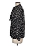 Tory Burch 100% Silk Black Long Sleeve Silk Top Size 8 - photo 5