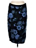 Ann Taylor Print Blue Formal Skirt Size M - photo 1