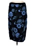 Ann Taylor Print Blue Formal Skirt Size M - photo 2