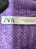 Zara Solid Purple Turtleneck Sweater Size M - photo 7