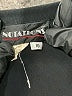 Notations Solid Black Short Sleeve Button-Down Shirt Size 10 - photo 7