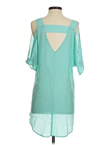 Lavender Brown Short Sleeve Silk Top (view 2)