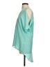 Lavender Brown 100% Silk Teal Short Sleeve Silk Top Size S - photo 5