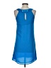 H&M 100% Polyester Solid Blue Casual Dress Size 4 - photo 2