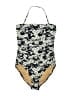 J.Crew Print Gold One Piece Swimsuit Size 8 - photo 1