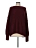 Blue B 100% Acrylic Solid Burgundy Pullover Sweater Size Med - Lg - photo 1