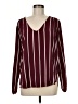 Alice Blue Burgundy Long Sleeve Blouse Size M - photo 1