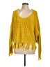 Young Fabulous & Broke 100% Acrylic Yellow Pullover Sweater Size Med - Lg - photo 1