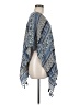 The Wow Now 100% Viscose Blue Poncho One size - photo 4