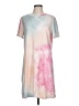 Unbranded Tie-dye Pink Casual Dress Size L - photo 1