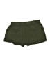 Karlie 100% Rayon Solid Green Shorts Size M - photo 2