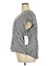 Liz Claiborne 100% Rayon Stripes Silver Short Sleeve Blouse Size XXL - photo 5
