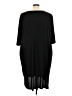 Catherines Solid Black Casual Dress Size 4X - photo 2