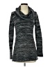 Heather B Metallic Gray Turtleneck Sweater Size S - photo 1