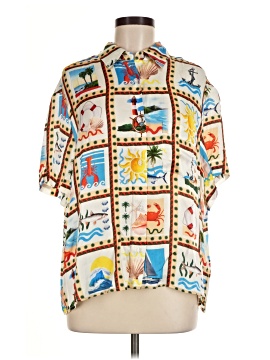 We Wore What Short Sleeve Blouse
