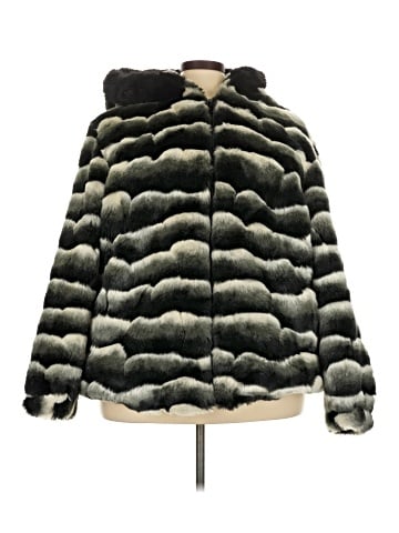 Midnight Velvet Faux Fur Jacket (view 1)