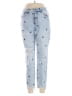 Material Girl Print Blue Jeans Size 9 - photo 1