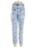 Material Girl Print Blue Jeans Size 9 - photo 2