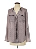 Zac & Rachel 100% Polyester Gray Long Sleeve Blouse Size S - photo 1