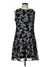 Calvin Klein 100% Polyester Stars Black Cocktail Dress Size 12 - photo 1