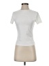 Trendy Queen White Short Sleeve Turtleneck Size S - photo 1