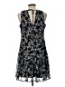 Calvin Klein 100% Polyester Stars Black Cocktail Dress Size 12 - photo 2