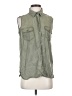 Buffalo by David Bitton 100% Lyocell Green Sleeveless Button-Down Shirt Size S - photo 1