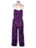J.Crew 100% Silk Purple Jumpsuit Size 4 - photo 2