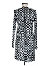 GB 100% Polyester Houndstooth Black Casual Dress Size M - photo 2