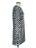 GB 100% Polyester Houndstooth Black Casual Dress Size M - photo 4