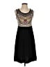 Vanilla Bay Graphic Black Cocktail Dress Size S - photo 1