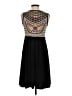 Vanilla Bay Graphic Black Cocktail Dress Size S - photo 2