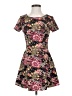 Forever 21 Floral Black Casual Dress Size S - photo 1