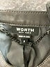 Worth New York 100% Leather Metallic Black Leather Jacket Size 2 Petite - photo 6