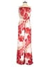 Tyche 100% Polyester Tropical Red Jumpsuit Size S - photo 1