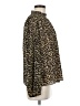 J.Crew Factory Store 100% Polyester Animal Print Brown Long Sleeve Blouse Size M - photo 4