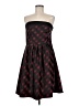 The Limited 100% Polyester Argyle Plaid Black Cocktail Dress Size 6 - photo 1