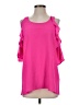 Umgee 100% Polyester Pink 3/4 Sleeve Top Size S - photo 1