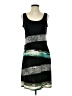 DressBarn Graphic Black Casual Dress Size 4 - photo 1