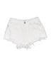 TOBI 100% Cotton White Denim Shorts Size 28 waist - photo 1