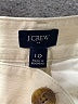 J.Crew Factory Store 100% Cotton Ivory Jeans Size 10 - photo 6